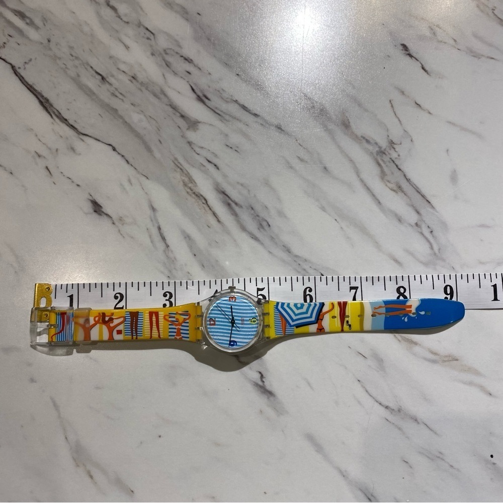 Vintage Swatch Watch Bikini Beach model 2004 unisex Swiss Made - Picture 9 of 9